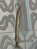 Multi strand rice pearl & bead necklace
