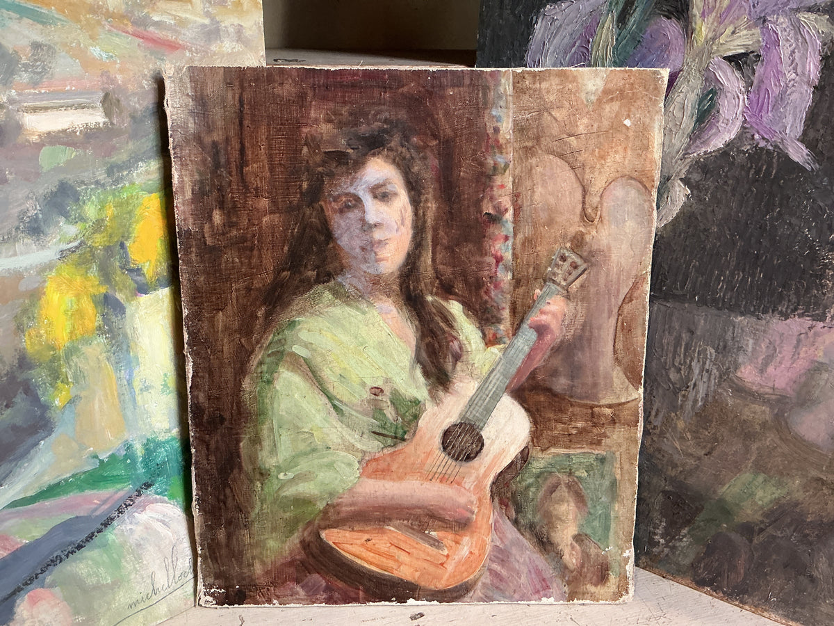 Woman with Guitar