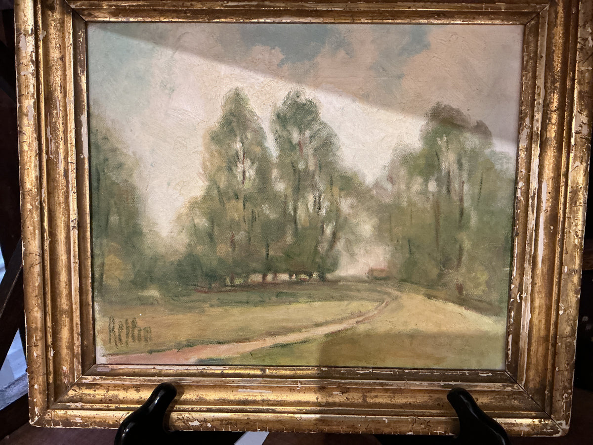 Vintage French Impressionist Painting