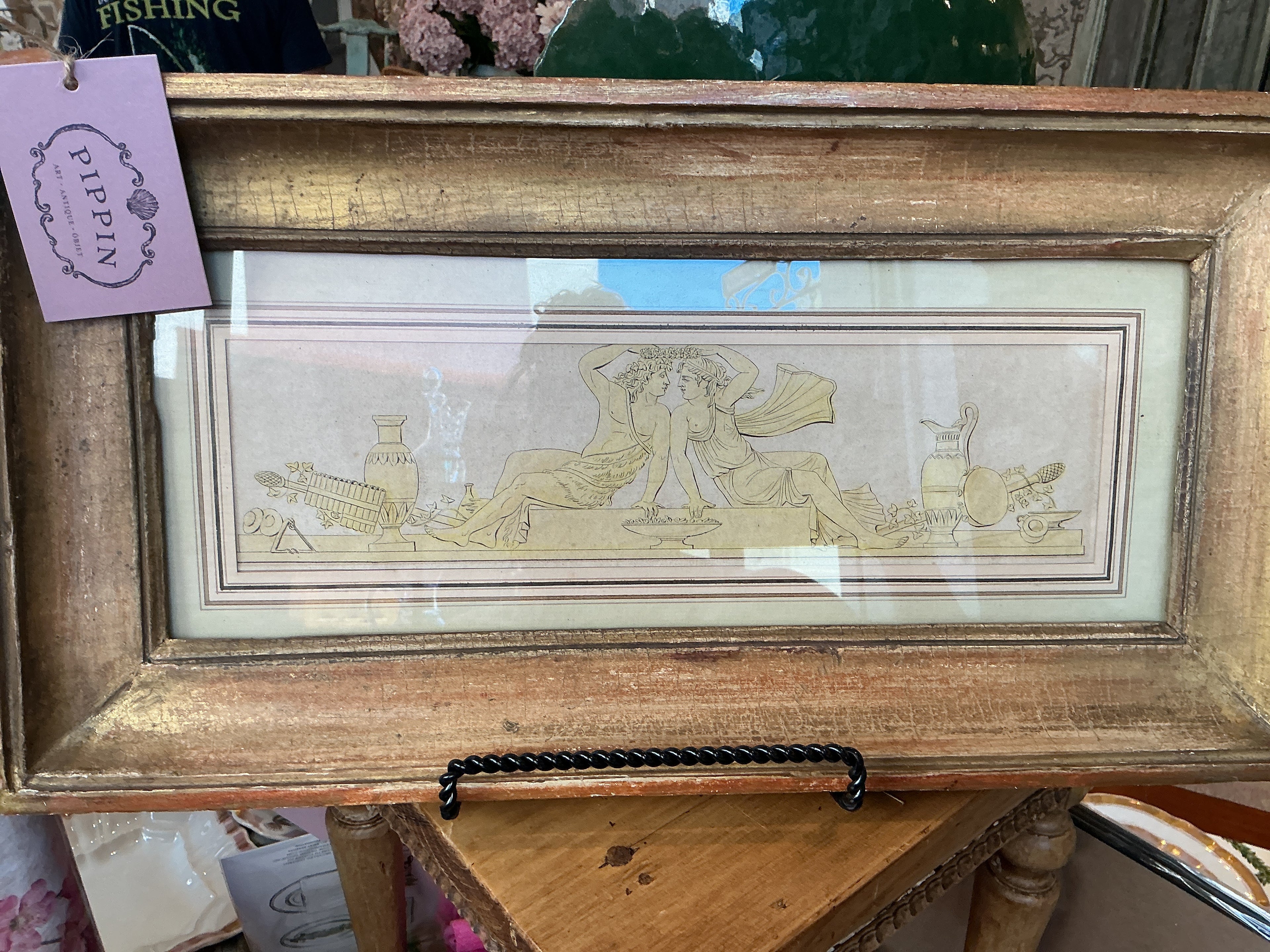 Antique French Neoclassical Drawing