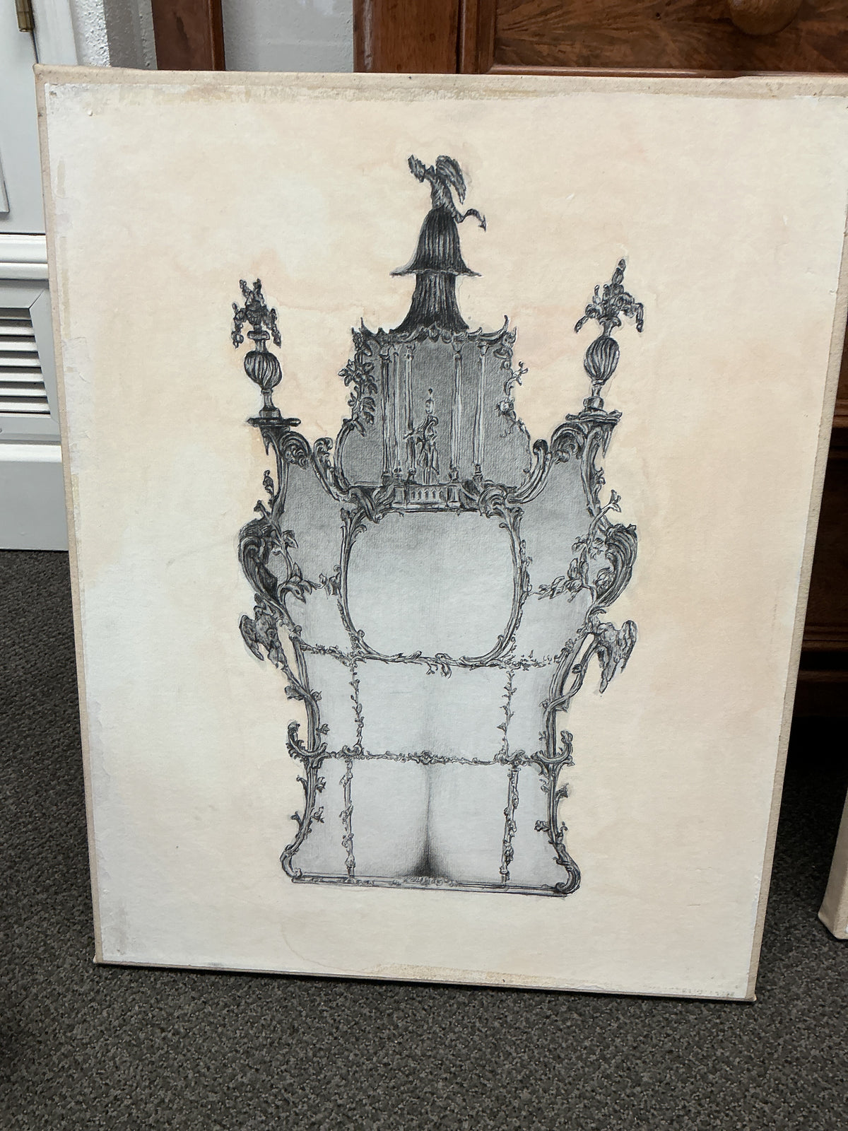 Chippendale Chinoiserie Mirror