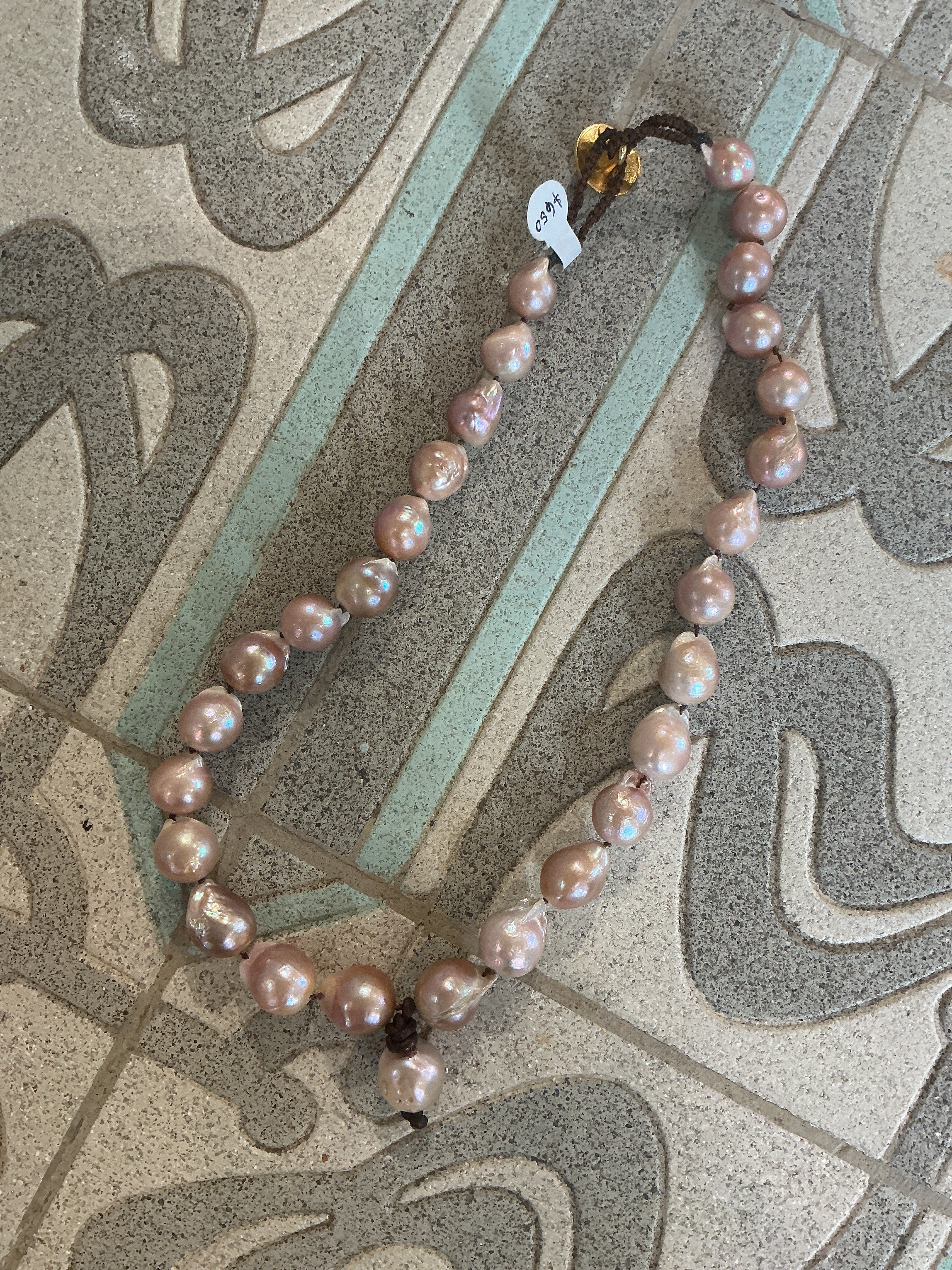 Pink Baroque Pearl Strand