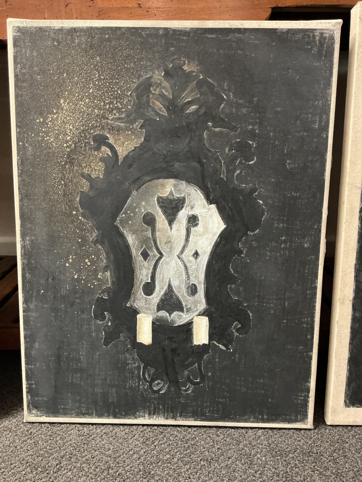 Smoky Baroque Girandole